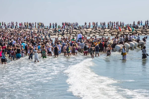 Saintes Maries Mer Francie Května 2015 Koncept Etnografické Cestovního Ruchu — Stock fotografie