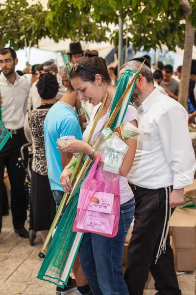 Jerusalem Israël Oktober 2014 Soekot Israël Traditionele Vakantiemarkt Jeruzalem — Stockfoto