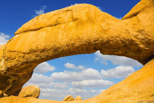 Arco Piedra Spitzkoppe Desierto Namib Namibia Concepto Turismo Extremo Ecológico — Foto de Stock