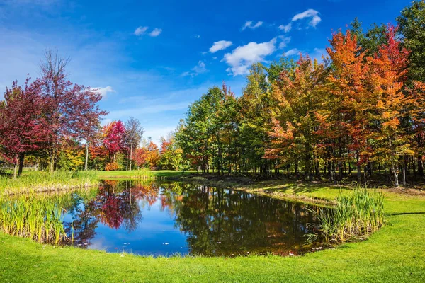 Beautiful Landscape Calm Winnipeg River Old Pinawa Dam Park — Stock Photo, Image