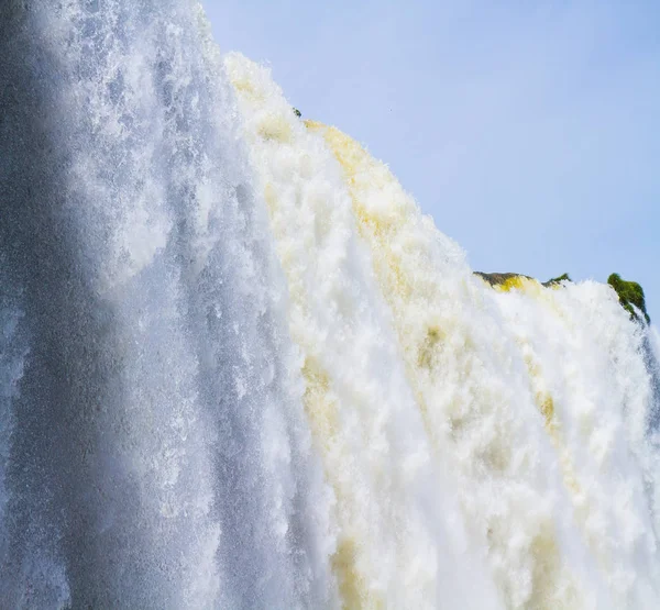 Великолепный Водопад Игуасу Фолс Парке Концепция Активного Культурного Туризма — стоковое фото