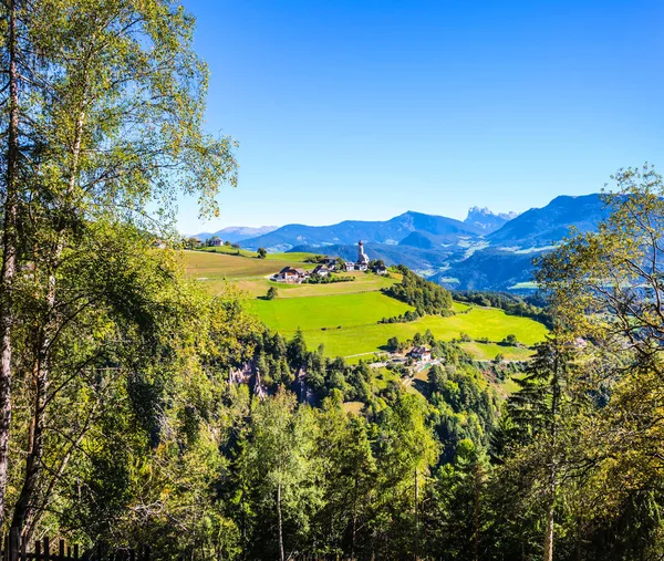 Village in the Dolomites — Stock Photo, Image