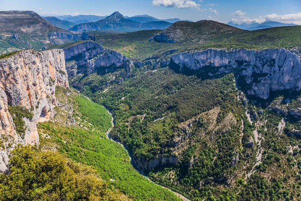 Fascinante Viaje Cañón Más Hermoso Europa Verdon Región Provenza Alpes —  Fotos de Stock