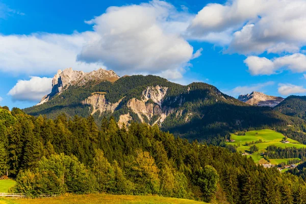 Valle Delle Dolomiti Alto Adige Pittoresche Pendici Delle Montagne Concetto — Foto Stock