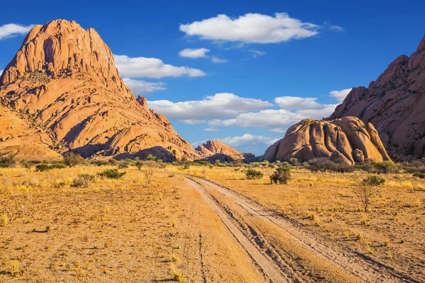 Tendance Autour Monde Rochers Dans Désert Spitskoppe Voyage Afrique — Photo