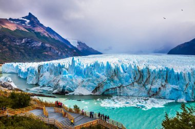 Glacier Perito Moreno in the Patagonia clipart