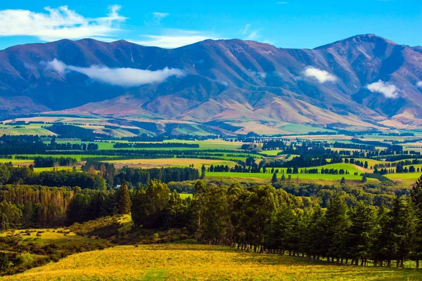 Bajecznie Piękna Nowa Zelandia Podróż Krańce Świata Malownicza Dolina Pomiędzy — Zdjęcie stockowe