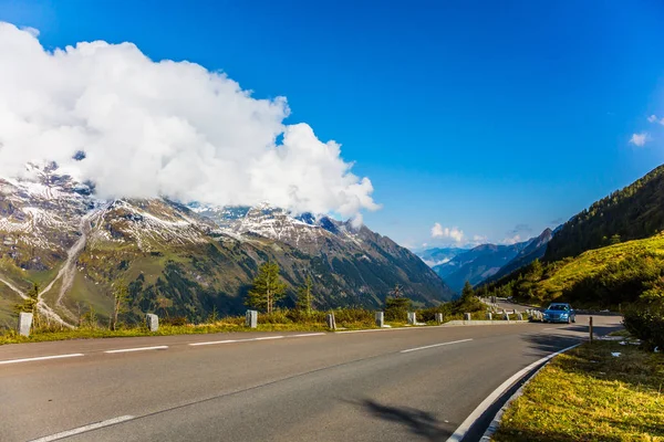 Grossglocknerstrasse Los Alpes Austríacos Carretera Conduce Pico Más Alto Austria — Foto de Stock