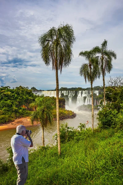 Cascades Fées Des Chutes Iguazu Concept Tourisme Extrême Écologique Des — Photo
