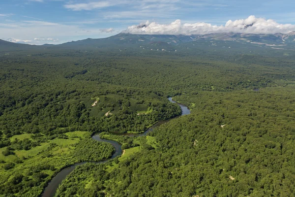 Vackert landskap i södra Kamchatka naturpark. — Stockfoto