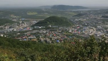 Avacha Bay ve Petropavlovsk Kamchatsky stok görüntüleri video
