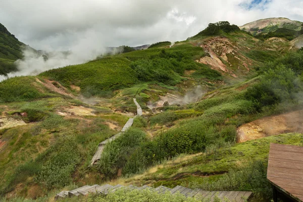 Berömda dalen av gejsrar. — Stockfoto