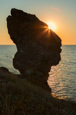 Güneş Mount, Nefertiti üzerinde yükselir. Karalar bölgesel peyzaj park Kırım '.