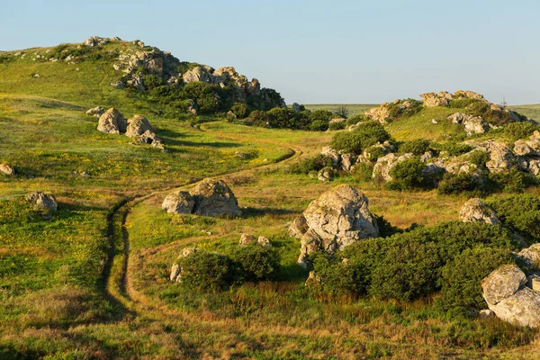 Parque regional de paisaje de Karalar en Crimea . —  Fotos de Stock