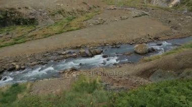 Geysernaya Nehri Vadisi Geysers stok görüntüleri video