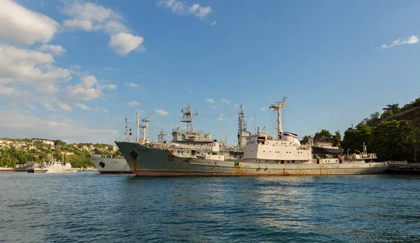 Sevastopol June 2016 Πολεμικά Πλοία Του Στόλου Της Μαύρης Θάλασσας — Φωτογραφία Αρχείου