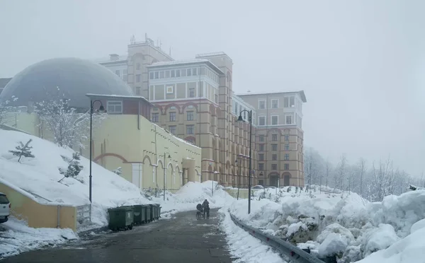 Solis Sochi Hotel üst Gorki Gorod - mevsim tatil beldesi deniz seviyesinden 960 metre — Stok fotoğraf