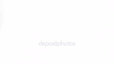 Rüzgar darbeler beyaz arka plan ters yavaş hareket hisse senedi görüntüleri video kırmızı gül yaprakları