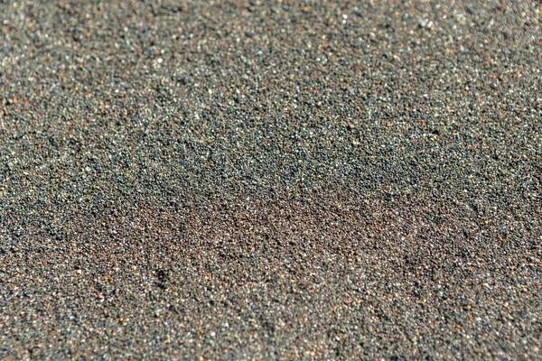 Khalaktyrsky pláž s černým pískem. Poloostrov Kamčatka. — Stock fotografie