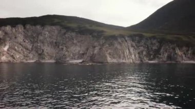 Russkaya Bay Avacha Körfezi Pasifik Okyanusu stok görüntüleri video güneybatı kesiminde