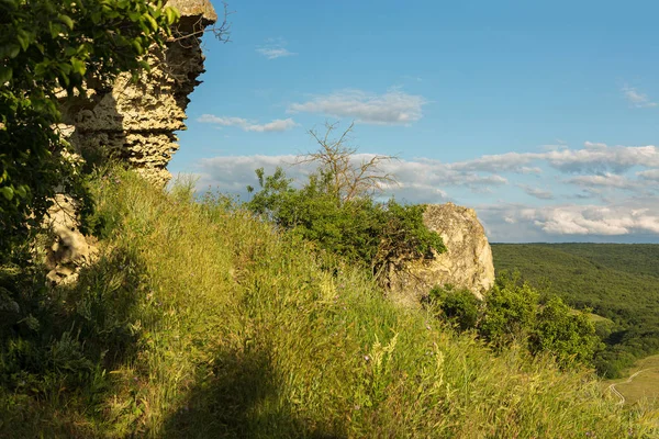 Οροπέδιο του Cave city Bakla σε κριμαϊκές Bakhchysarai, Κριμαία. — Φωτογραφία Αρχείου