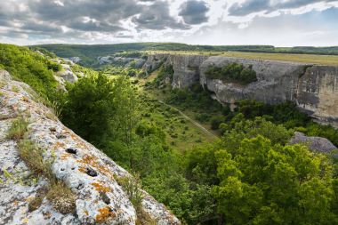 Cherkez Kermen Valley, Crimea Cave City