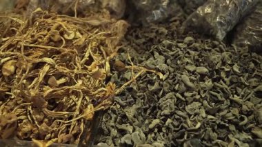 Mantar süpermarket stok görüntüleri video satılan kurutulmuş