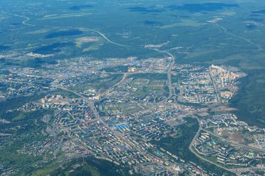 Petropavlovsk-Kamchatsky Kamçatka Yarımadası, Rusya'nın güneydoğu kıyısında