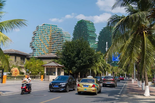 Respectable areas in the tourist city of Sanya — Stock Photo, Image
