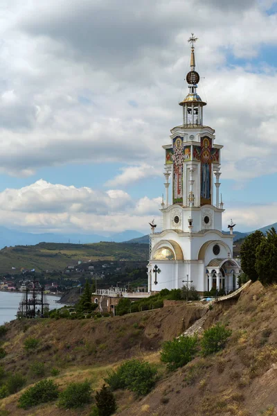 Malorechenskoye Junio 2016 Iglesia Faro San Nicolás Milagro Obrero Myra — Foto de Stock