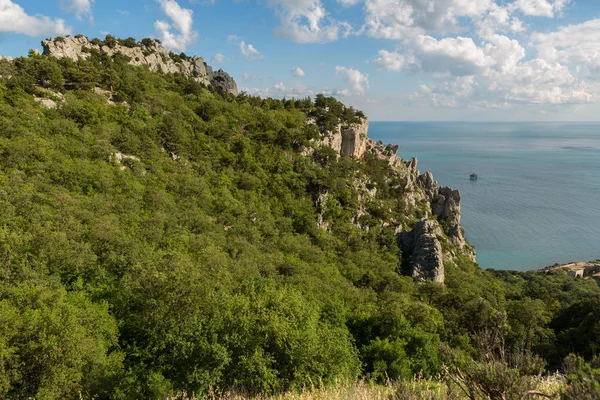 Costa del Mar Negro de la Península de Crimea — Foto de Stock