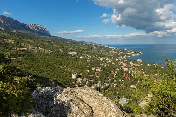 Costa del Mar Negro de la Península de Crimea — Foto de Stock