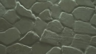 Taş duvar stok görüntüleri video arka plan üzerinde yapay şelale