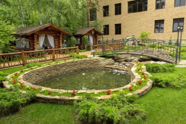 Bölge sanatoryum Edelweiss Altay Kray içinde Belokurikha resort şehir içinde