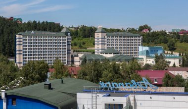 Sanatoryum Belokurikha Altay Kray içinde Belokurikha resort şehir içinde