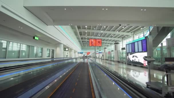 Video stock dell'aeroporto internazionale di Dubai — Video Stock