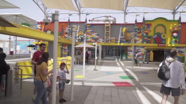 Dubai Legoland al Dubai Parks and Resorts stock footage video — Video Stock