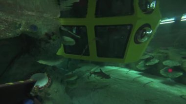 Legoland bir denizaltı stok görüntüleri video Dubai parklar ve tatil köyleri, macera