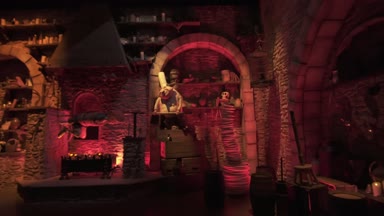 Hotel Translyvania eğlence Columbia Pictures Motiongate içinde stok görüntüleri video Dubai parklar ve tatil köyleri