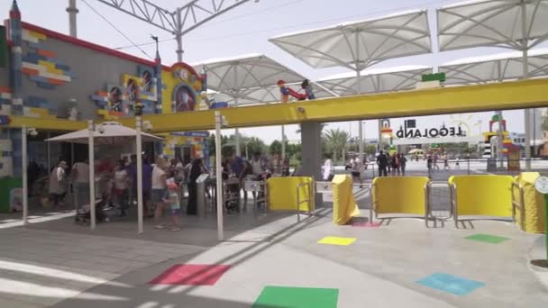 Legoland Dubai w Dubai parków i ośrodków Stockowy wideo — Wideo stockowe