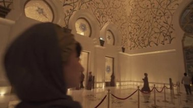 Büyük Sheik Zayed Camisi altı en büyük camilerinden dünya stok görüntüleri video içinde olduğunu