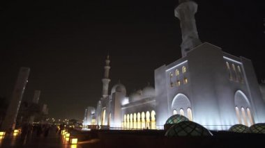 Büyük Sheik Zayed Camisi altı en büyük camilerinden dünya stok görüntüleri video içinde olduğunu