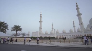 Büyük Sheik Zayed Camisi altı en büyük camilerinden dünya stok görüntüleri video içinde olduğunu