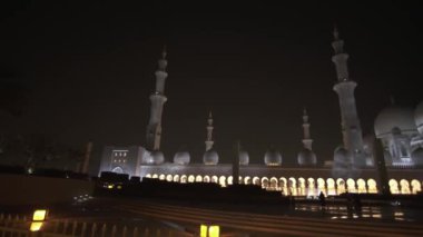 Büyük Sheik Zayed Camisi altı en büyük camilerinden dünya stok görüntüleri video içinde olduğunu