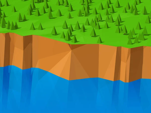 Low poly trees