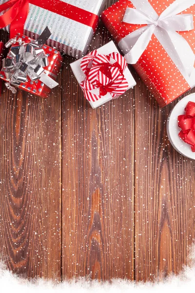 Weihnachtsgeschenkboxen — Stockfoto