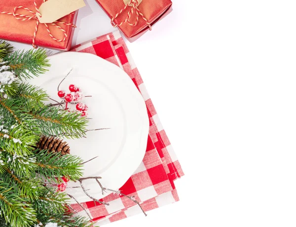 Coffrets cadeaux avec assiette — Photo