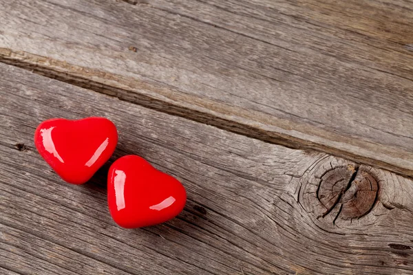 Two candy hearts — Stock Photo, Image