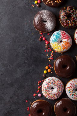 lezzetli renkli donut