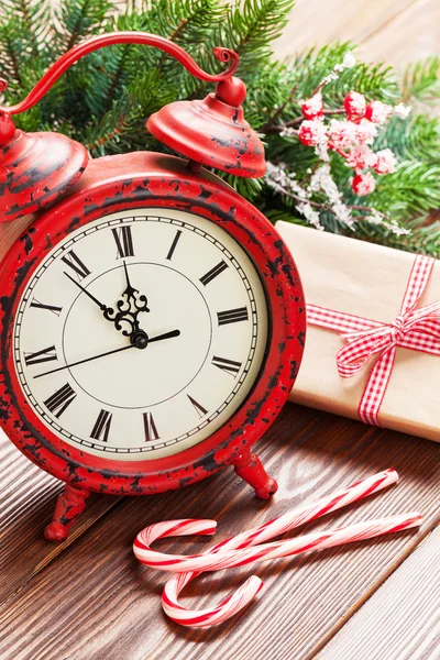 Relógio de Natal — Fotografia de Stock
